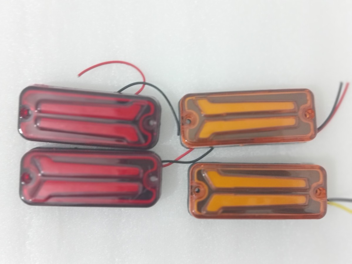 LED Light Front & Rear Side Indicators Set for Suzuki Samurai