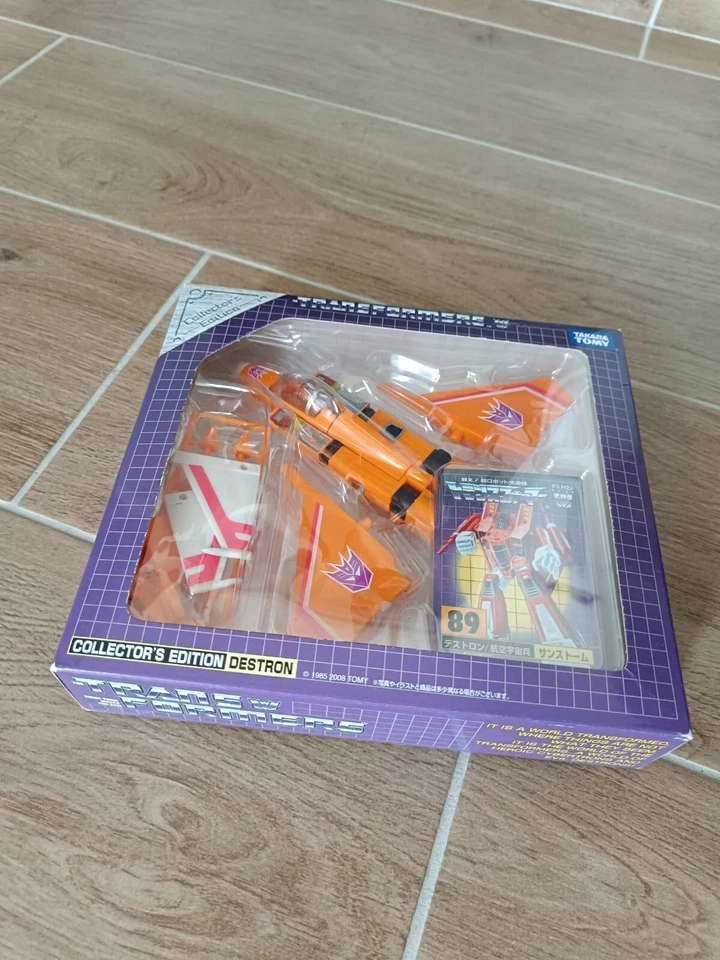 TRANSFORMERS Gen 1 Sunstorm E-hobby Takara Collectors Edition, rarissimo - Immagine 2 di 4