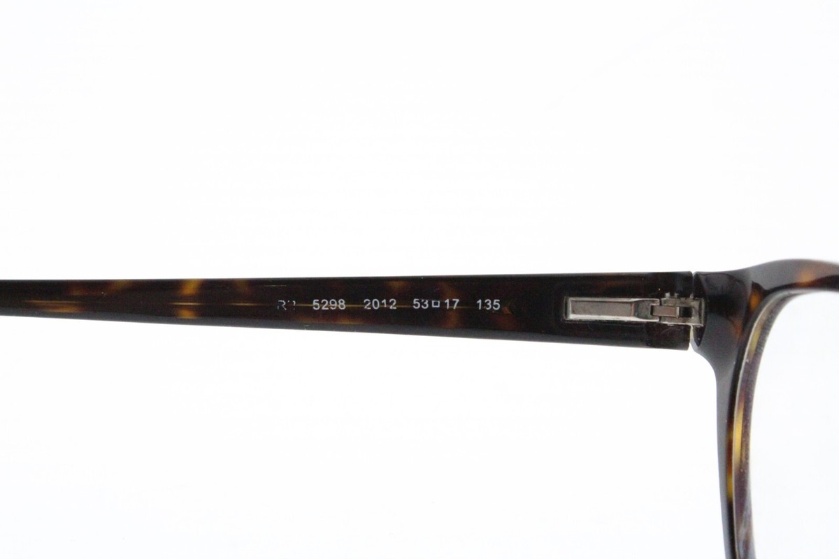 RAY-BAN RB5298 2012 Eyeglasses Frame 53-17-135 Brown Havana 