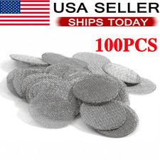 New Pipe Screens Stainless Steel Metal Tobacco Smoking Pipe Filters 3/4 Inch