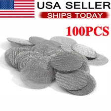 New Pipe Screens Stainless Steel Metal Tobacco Smoking Pipe Filters 3/4 Inch