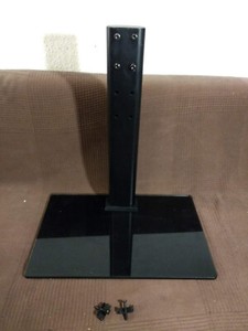 Universaler TV Monitor Ständer Standfuß Glasplatte unvollständig