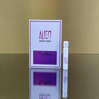 Thierry Mugler ALIEN AQUA CHIC Eau de Toilette LEGERE 1.2ml Spry Sample Vial(C56
