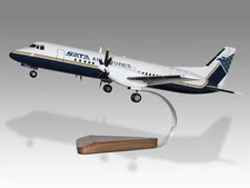 BAe British Aerospace ATP SATA Air Acores Desk Wood Airplane Model Large 1/72