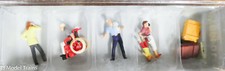 Preiser HO #10469 Pedestrians -- Passers-By & Wheelchair (1:87th Scale)