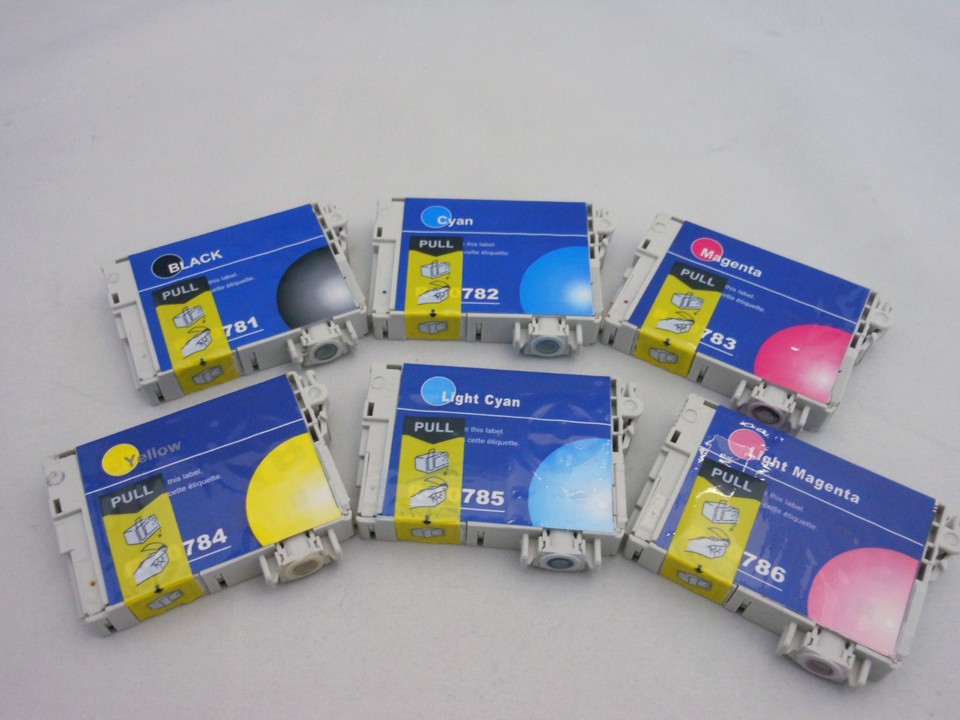 Ink Cartridge for Epson Stylus Photo RX680 RX595 RX580 R380 R280 T0781 ...