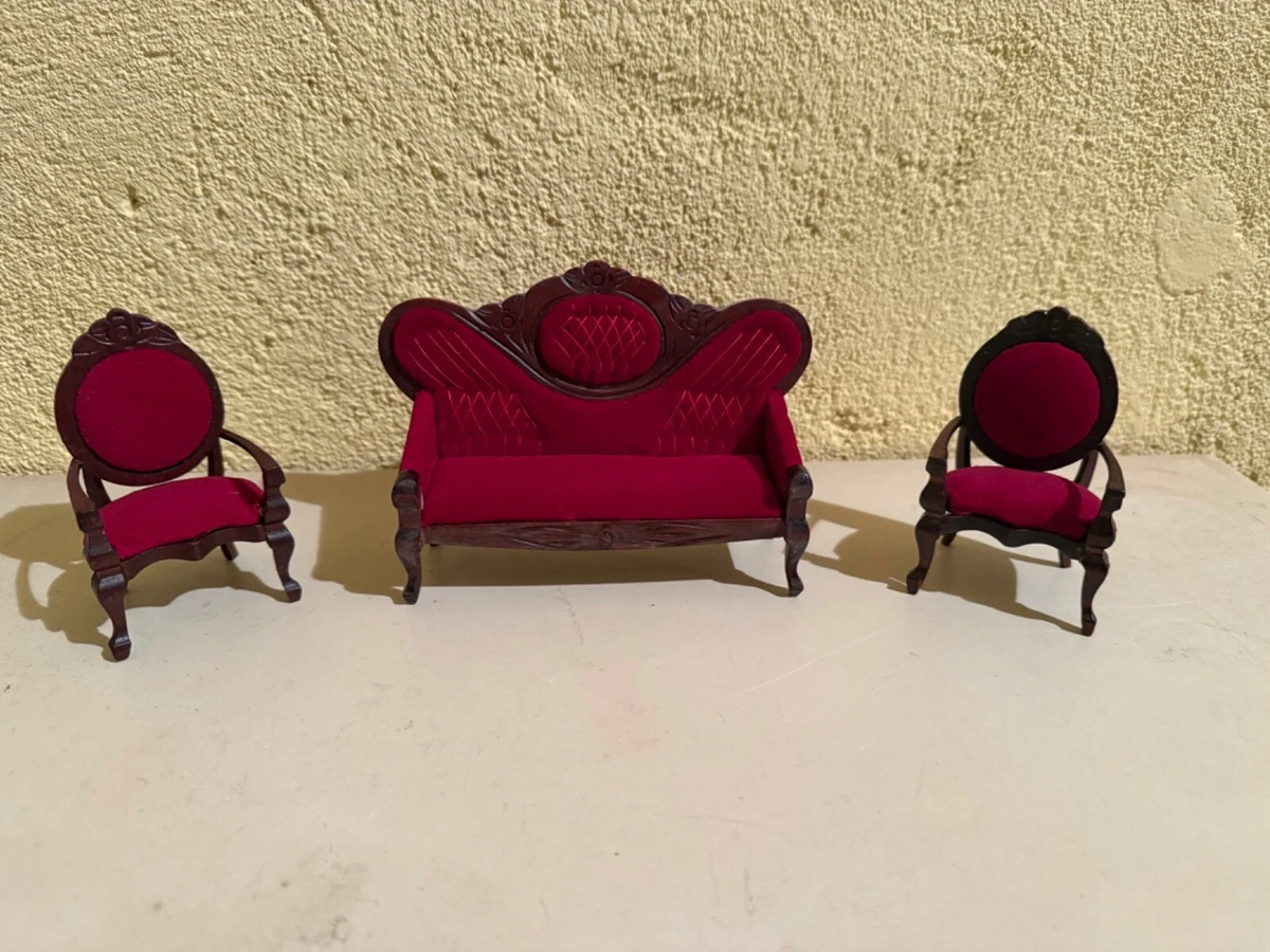 Sedia In Miniatura In Legno Grezzo 1:12 - Melody Jane, Arredo Sala Da Pranzo Per Casa Delle Bambole - 3