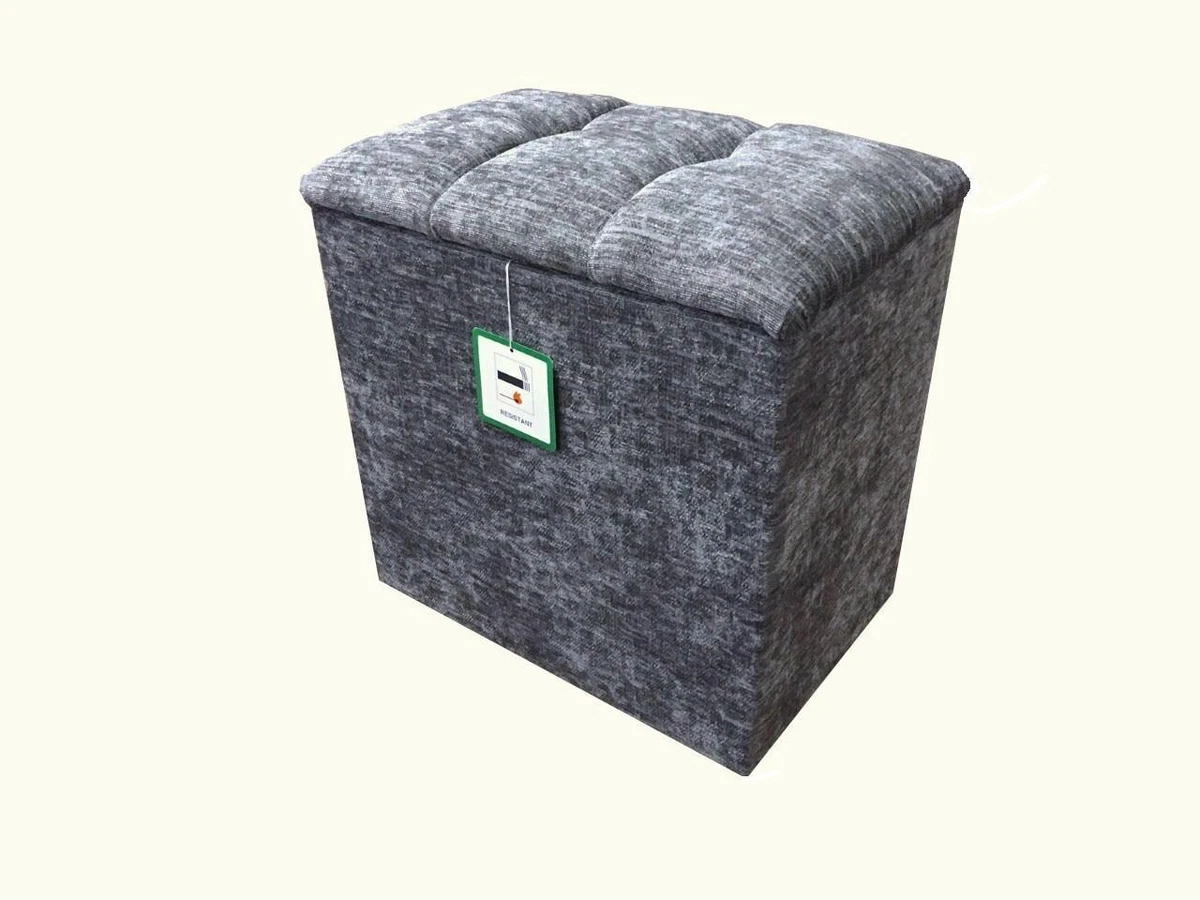DELUXE CRYSTAL LID DRESSING TABLE STOOL STORAGE IN A QUALITY