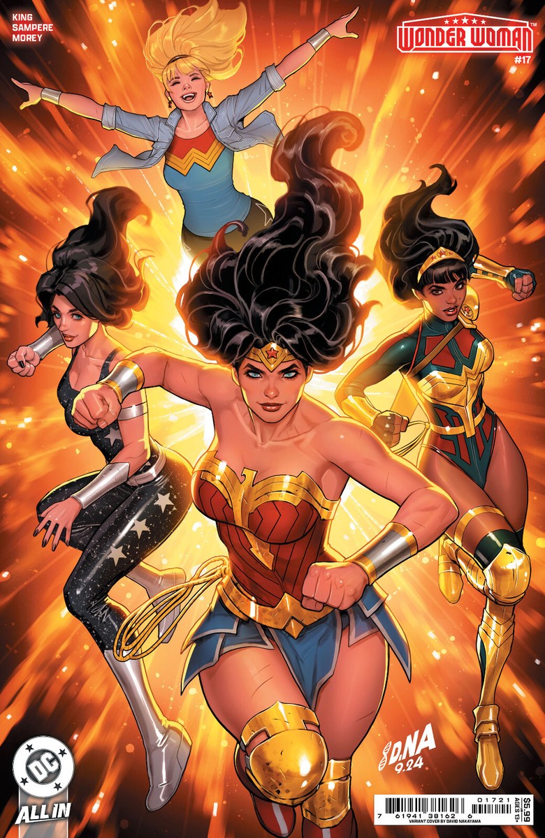 WONDER WOMAN #17 (DAVID NAKAYAMA VARIANT)(2024) COMIC BOOK ~ DC