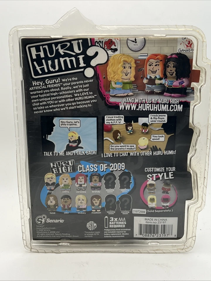 HURU HUMI Sierra Interactive Electronic Avatar Toy Original New Sealed 3 AAA - Image 2 of 2