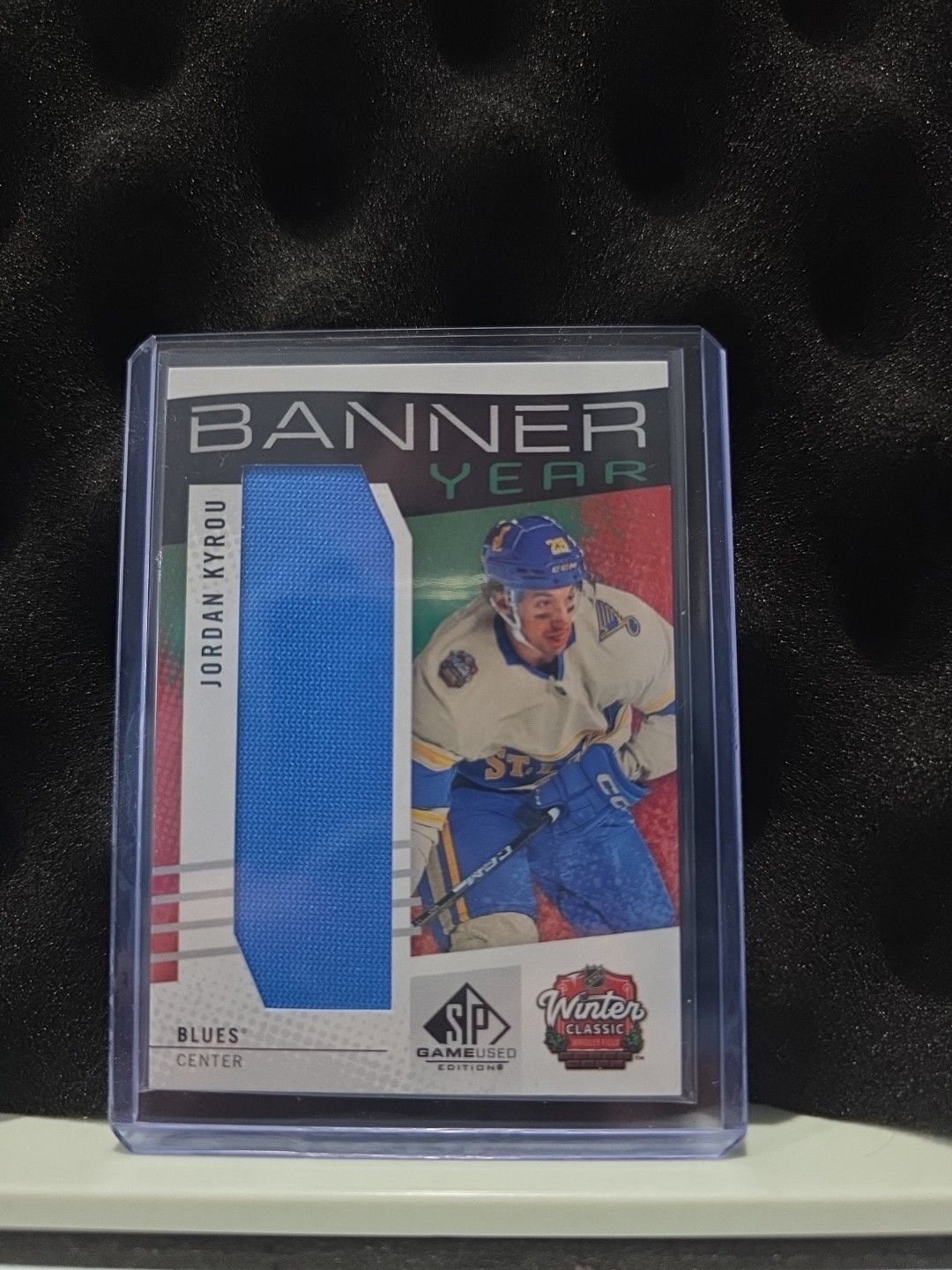Jordan Kyrou SP Game Used '25 Winter Classic Banner Year Relics 2025-26 #BYWCJK
