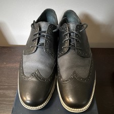 Cole Haan GrandSprint Wing II Men's Black Leather Wingtip Oxford 7.5 M C20404