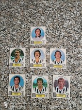 7 FIGURINE CALCIATORI JUVENTUS PANINI 1977-78 RARE ED ESAURITE