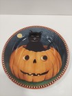 Set of Two David Carter Brown "Pumpkin Hollow" Halloween plates made by Sakura — photo 3