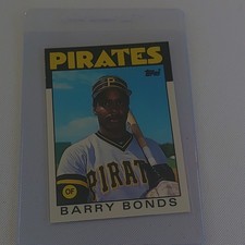 Topps 1986 Traded Barry Bonds #11T Rookie Pittsburgh Pirates Baseball Card. rookie card picture