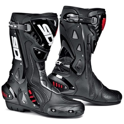 Sidi - Powersports ST Motorcycle Air Boots - Black/Black - Size 39 8017732436207