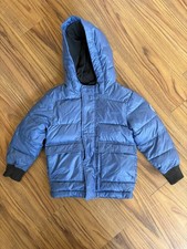 Boys Abercrombie Fitch Blue Puffer Jacket With Good Fleece Lined 5-6