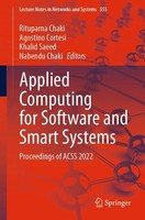 Applied Computing For Software And Smart Systems Nabendu Chaki