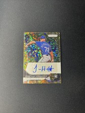 Jonathan Hernandez 2020 Prizm Bronze Donut Circle Rookie Auto Rangers /25 RC