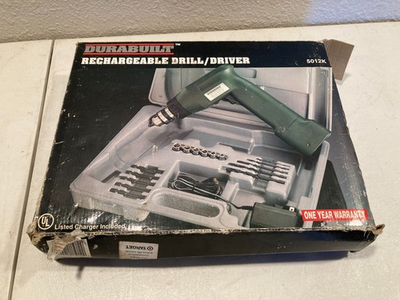 #ad Durabuilt 5012K Cordless Rechargeable Drill Driver 3 8quot; Power Tool $74.99