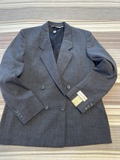 VTG vintage NWT Women’s Christian Brooks Gray Blazer Jacket Size 10 Made In USA