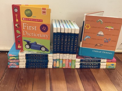 Set Of Childcraft Books 4-15 Plus 3 Extra And 2 Dictionaries