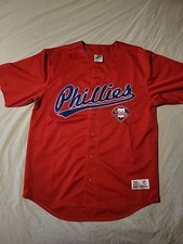 Philadelphia Phillies Dynasty Authentic MLB Baseball Jersey Size Large