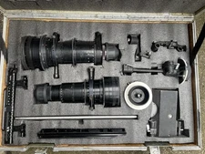 Angenieux Vintage Lens Lot - 20-120mm T2.9 & 25-250mm T3.2 + Accessories