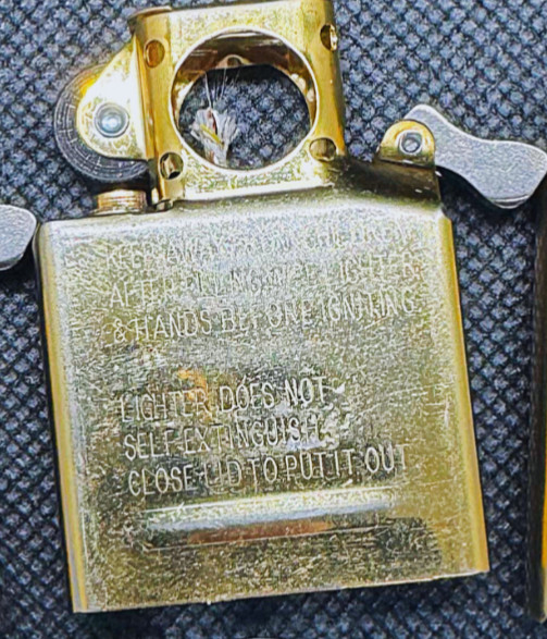 Real Zippo STASH Lighter-Actually Works! Hidden Compartment 