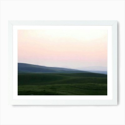 Sunset In The Hills Art Print Framed Wall Art Poster Canvas Print Picture