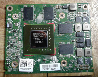 Dell PMY8Y Precision M4600 Nvidia Quadro 2000M 2GB SDRAM Video Card Graphic