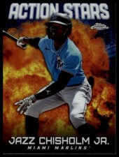 2023 Topps Chrome Update - Jazz Chisholm Jr. Action Stars #ASC-30