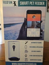 Smart Camera Cat Dog Food Automatic Feeder  Talk 2 Way Interaction Video / Phone