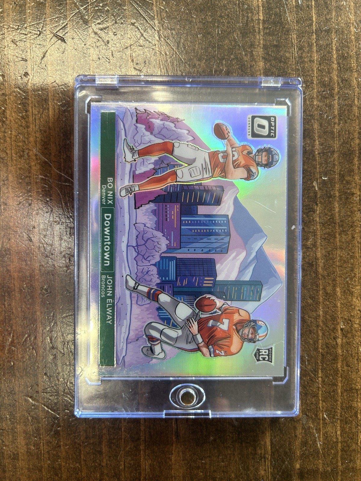 2024 Panini Donruss Optic - Downtown Duos John Elway, Bo Nix #13 (RC)