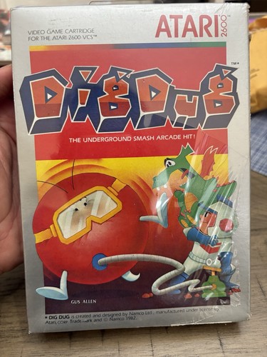 Dig Dug pour Atari 2600 – Cartouche seule, jeu rétro culte de 1983