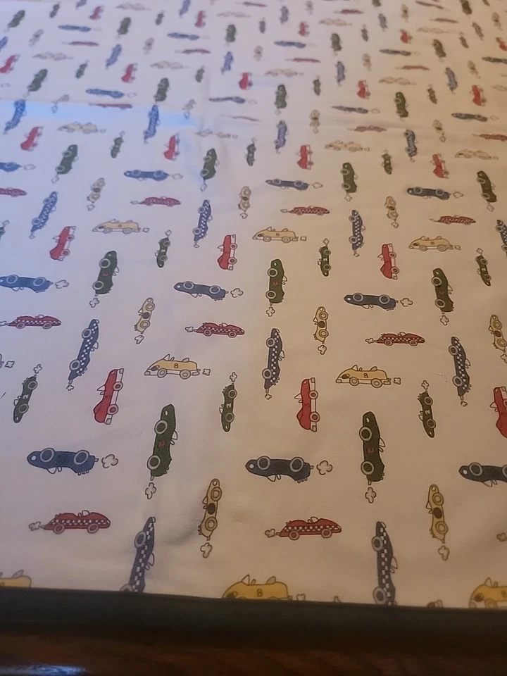 ¡Raro! Manta bebé Gymboree 1998 doble cara coches vehículos colores primarios ¡Bonito! Foto 2 de 4