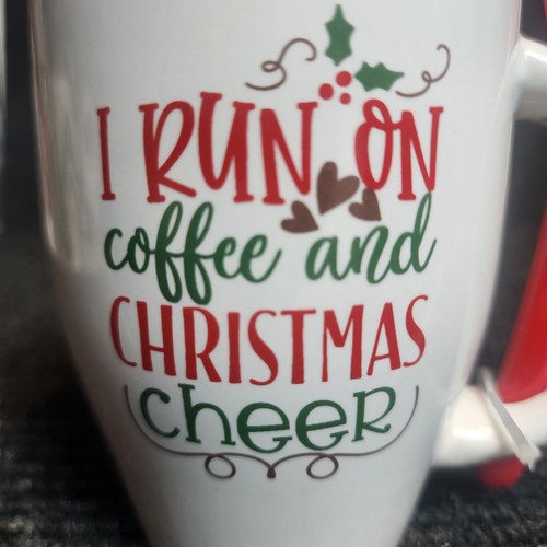 Merry Christmas’s Mug With Spoon(run On Coffee)