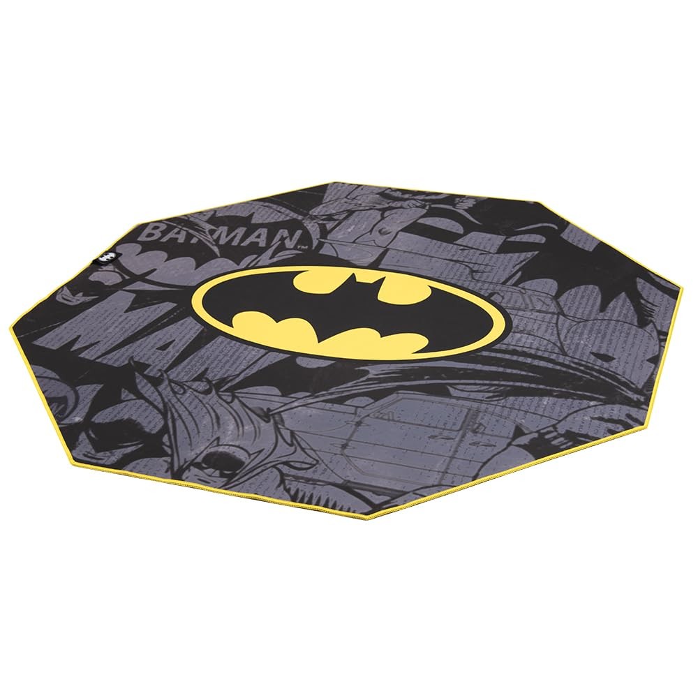 SUBSONIC DC Comics Batman - Alfombrilla antideslizante para jugadores para sillas de juego y de...