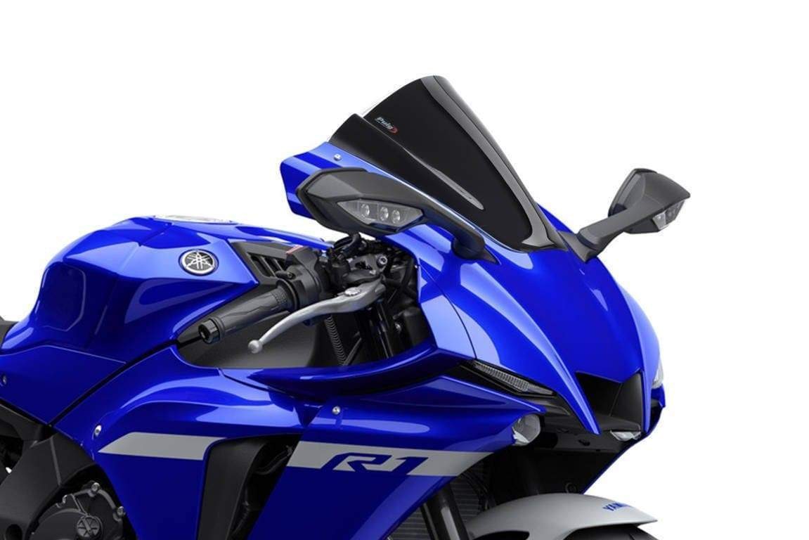 Puig Z-Racing Screen | Black (Opaque) | Yamaha YZF-R1/M 2020>Current