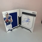 2018 Panini Playbook Booklet Josh Allen RPA RC Rookie Patch AUTO 33/99