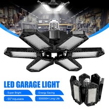 1200000LM LED Garage Light Super Bright Work Shop Ceiling Light Deformable Bulb