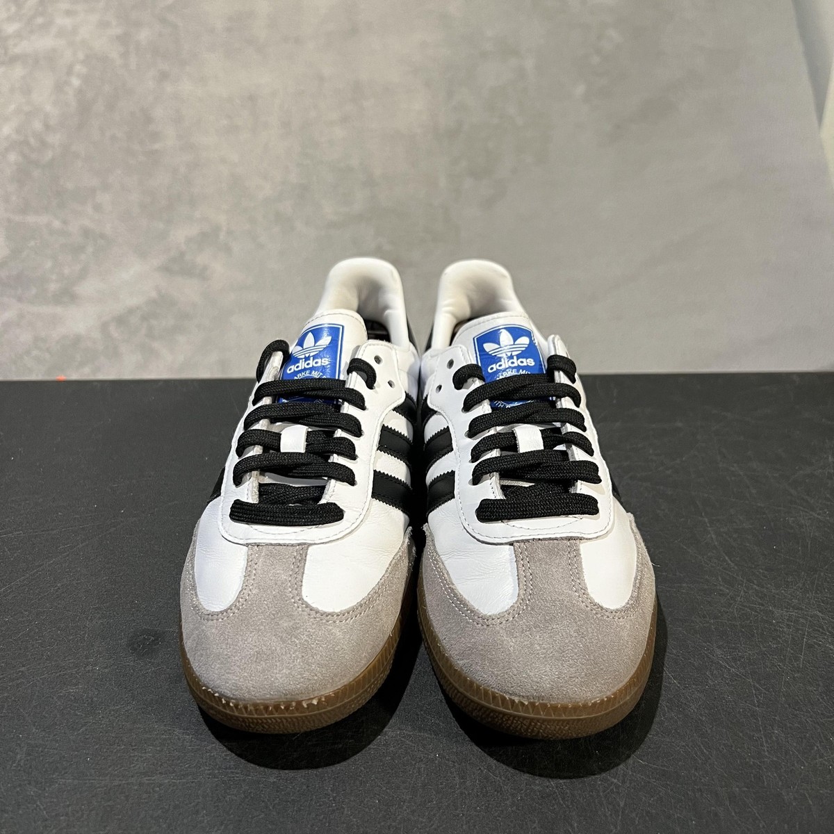 Size 8.5 - adidas Samba OG White Black Gum W for sale online