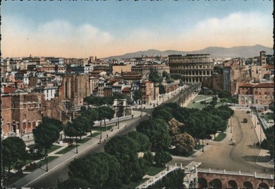Italy Imperial Forums Colosseum,Rome Stab. Grafico Cesare Capello Postcard