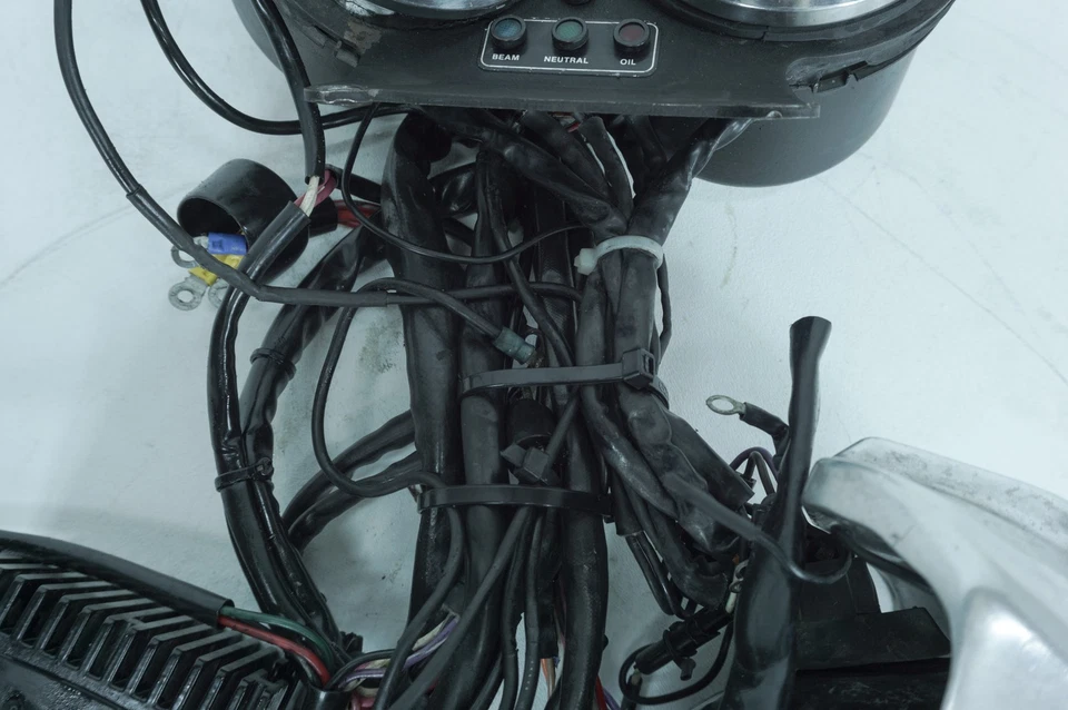 Velocímetro velocímetro velocímetro 91 Harley Sportster Speedo medidores con faro 21K Foto 3 de 4