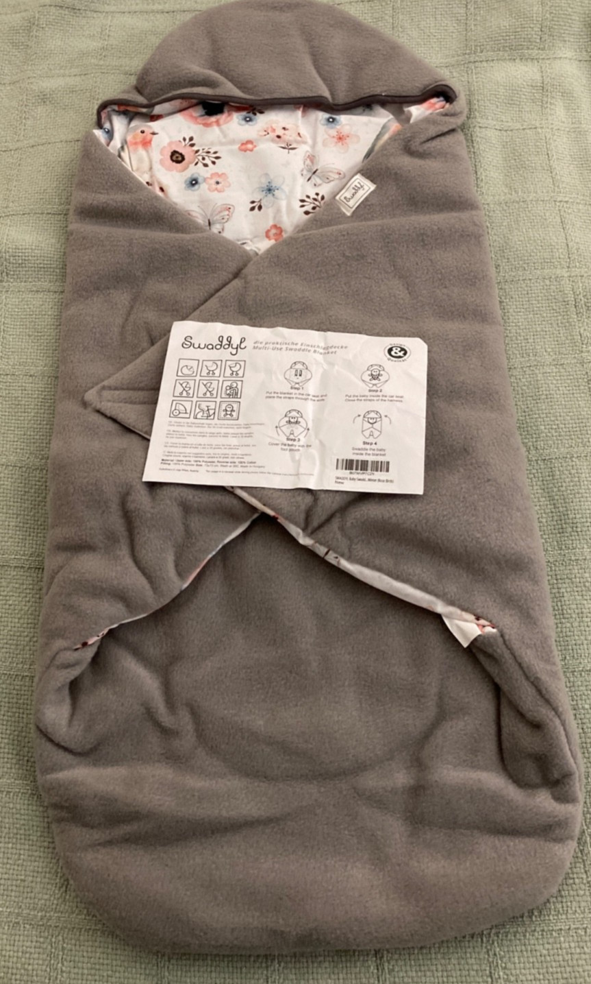 SWADDYL Baby -Car Seat 💖 MULTI-USE BLANKET -Stroller WINTER -Footmuff Cover NEW
