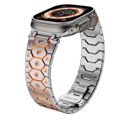 For Apple Watch 10 9 8 7 6 5 4 3 49/45/ 38mm Bracelet Stainless Steel Strap Band - Picture 11 of 47