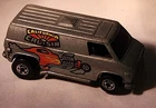 RARE Vintage Silver METAL FLAKE 1974 Hot Wheels California Cruisin Van 🏁