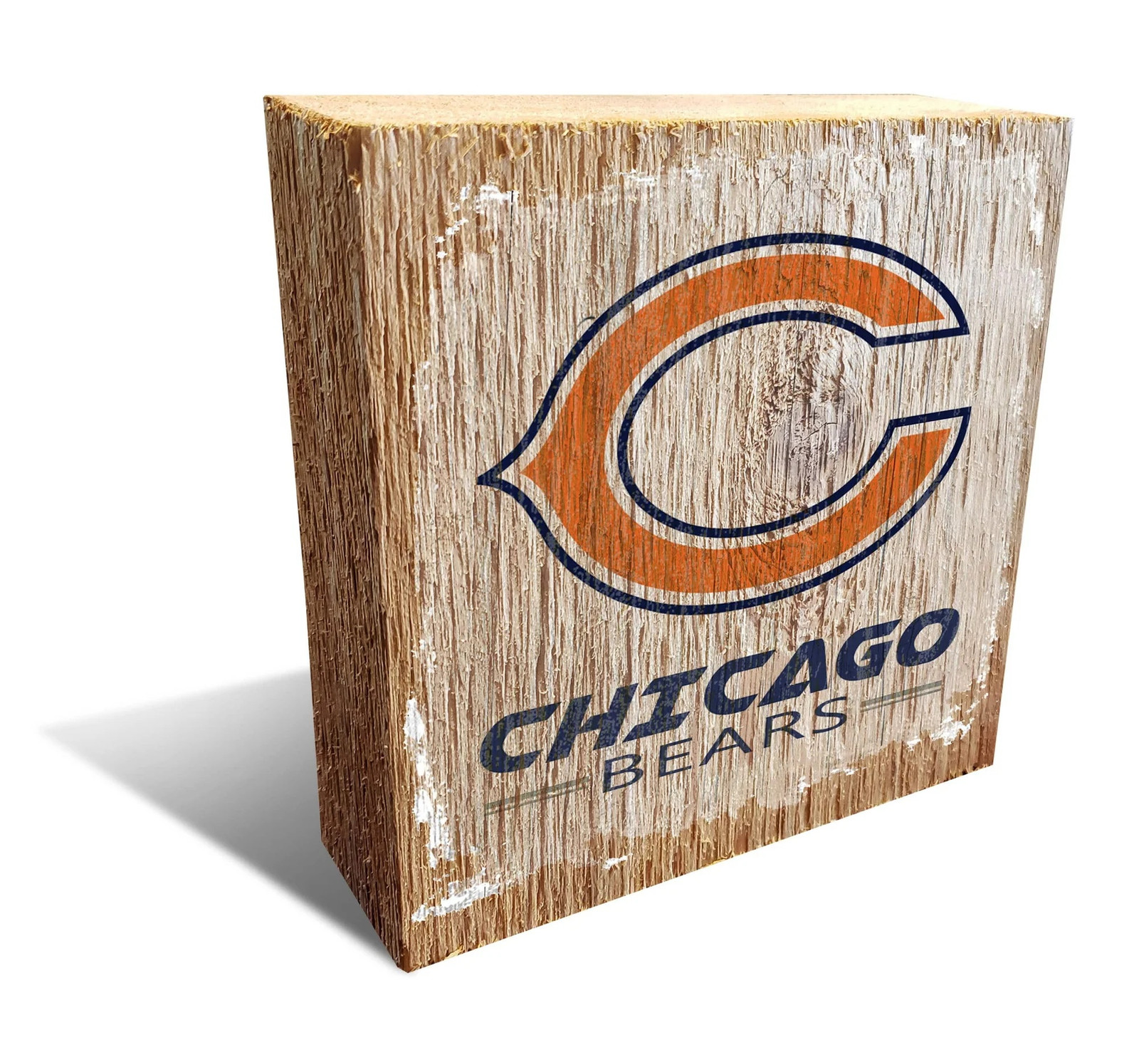 Блок с логотипом команды Chicago Bears