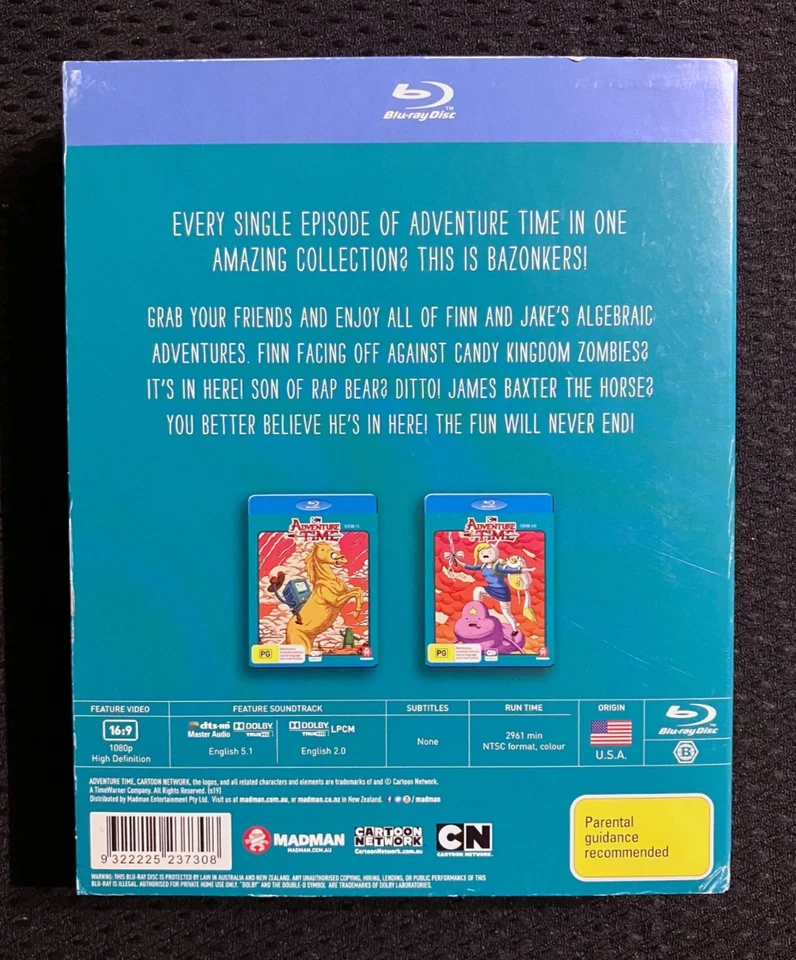 Adventure Time: Complete Collection (Season 1-10) - Region B 12-Disc Blu-Ray Set - Image 2 of 4
