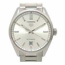 TAG HEUER Carrera Calibre 5 WBN2111.BA0639 silber Herrenuhr gebraucht #21121